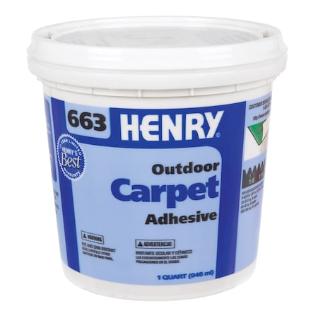 Henry Henry 663 Outdoor Carpet High Strength Latex Beige Adhesive 1 qt 12183